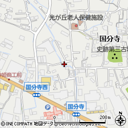 兵庫県姫路市御国野町国分寺185-4周辺の地図