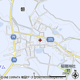 兵庫県加古川市平荘町磐385-1周辺の地図