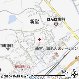 三重県伊賀市新堂周辺の地図