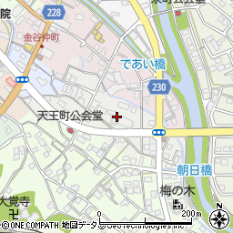 静岡県島田市金谷清水周辺の地図
