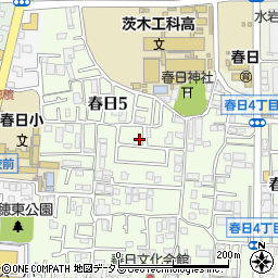 Ａ茨木市受付周辺の地図