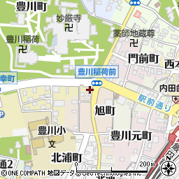 丸八酒店周辺の地図