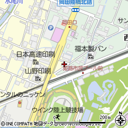兵庫県姫路市岡田487周辺の地図