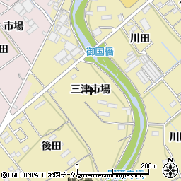 愛知県豊川市為当町三津市場周辺の地図