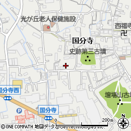 兵庫県姫路市御国野町国分寺375周辺の地図