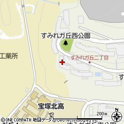 ラ・ビスタ宝塚ウエストウイング３番館周辺の地図