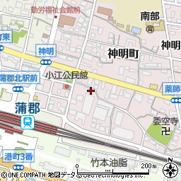 三晃商店周辺の地図