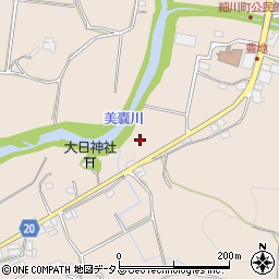 加古川三田線周辺の地図