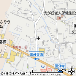 兵庫県姫路市御国野町国分寺175周辺の地図