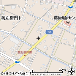 藤枝大洲郵便局 ＡＴＭ周辺の地図