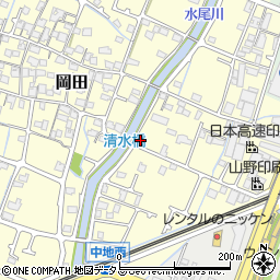 兵庫県姫路市岡田456周辺の地図