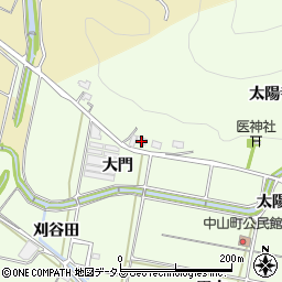 愛知県豊橋市石巻中山町大門28-1周辺の地図