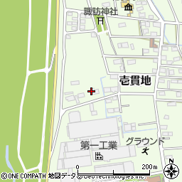 静岡県磐田市壱貫地277周辺の地図