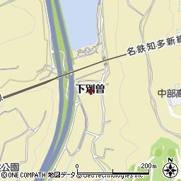 愛知県知多郡武豊町冨貴下別曽周辺の地図