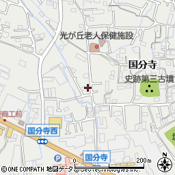 兵庫県姫路市御国野町国分寺187-9周辺の地図