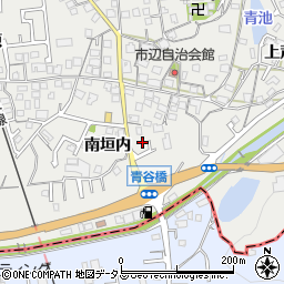 京都府城陽市市辺南垣内72周辺の地図