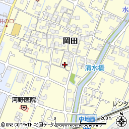 兵庫県姫路市岡田555周辺の地図