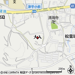 愛知県西尾市吉良町津平大入周辺の地図