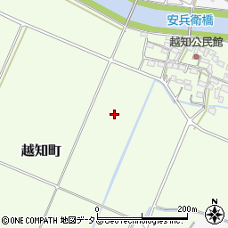 三重県鈴鹿市越知町周辺の地図