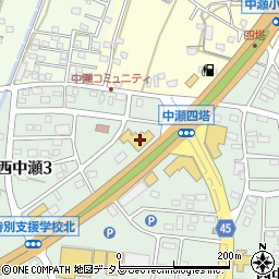 浜松日産浜北インター店周辺の地図
