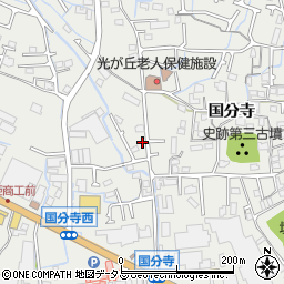 兵庫県姫路市御国野町国分寺187-8周辺の地図