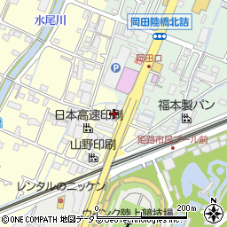 兵庫県姫路市岡田482-8周辺の地図