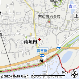 京都府城陽市市辺南垣内71周辺の地図