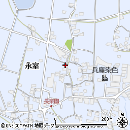 兵庫県加古川市志方町永室267周辺の地図