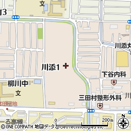 大阪府高槻市川添1丁目18周辺の地図