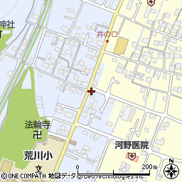 飾磨警察署井ノ口交番周辺の地図