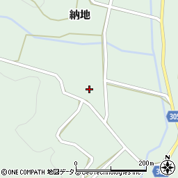 岡山県加賀郡吉備中央町納地669-2周辺の地図