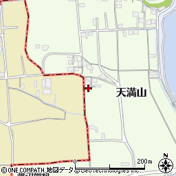 兵庫県揖保郡太子町天満山252-5周辺の地図