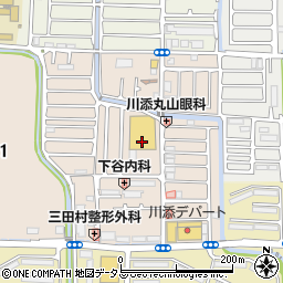 大阪府高槻市川添2丁目20周辺の地図