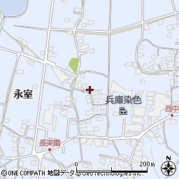 兵庫県加古川市志方町永室228周辺の地図