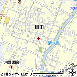 兵庫県姫路市岡田553周辺の地図