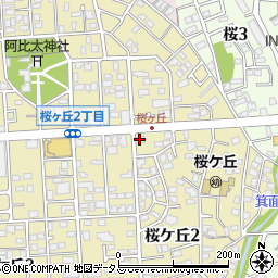 箕面桜ケ丘どうぶつ病院周辺の地図