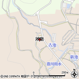 愛知県蒲郡市大塚町斧磨周辺の地図