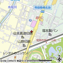 兵庫県姫路市岡田483周辺の地図