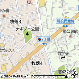 大阪トヨタ箕面テクノショップ周辺の地図