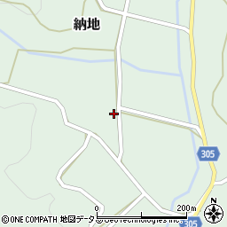 岡山県加賀郡吉備中央町納地666周辺の地図