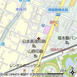 兵庫県姫路市岡田481周辺の地図