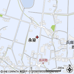 兵庫県加古川市志方町永室463周辺の地図