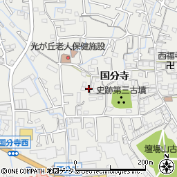 兵庫県姫路市御国野町国分寺348-4周辺の地図