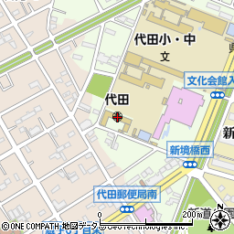 豊川市保育協会代田保育園周辺の地図