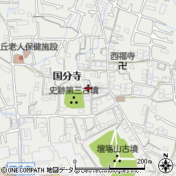 兵庫県姫路市御国野町国分寺周辺の地図