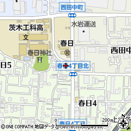 朝日新聞サービスアンカー茨木北周辺の地図