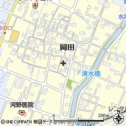 兵庫県姫路市岡田557周辺の地図