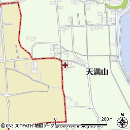 兵庫県揖保郡太子町天満山252周辺の地図