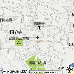 兵庫県姫路市御国野町国分寺702周辺の地図