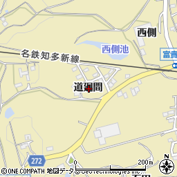 愛知県知多郡武豊町冨貴道廻間周辺の地図